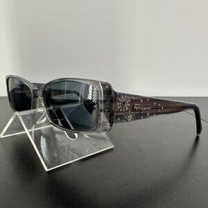 Salvatore Ferragamo  Frames 2639-B 478 Clear Gray Crystals 52-15-135 (C2-15)